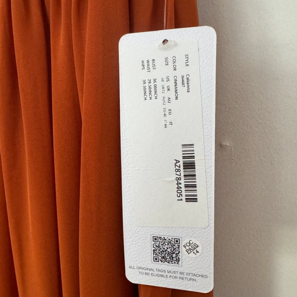 Azazie Marley Cinnamon A-Line Off the Shoulder Chiffon Convertible Dress - Picture 3 of 5